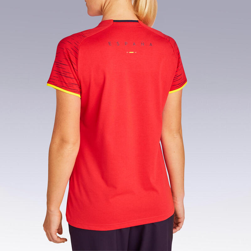 Koszulka piłkarska damska Kipsta FF100 Hiszpania