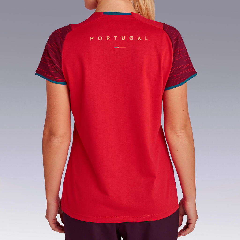 Damen Fußballshirt FF100 Portugal
