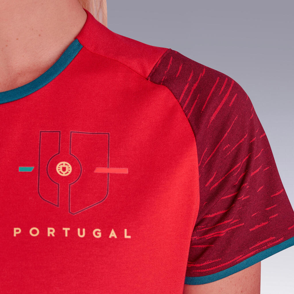 Damen Fußballshirt FF100 Portugal