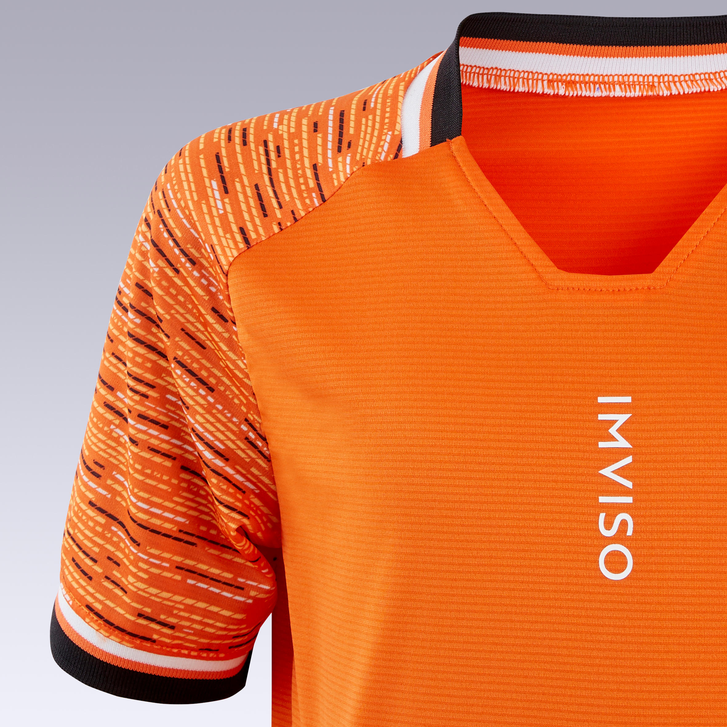 Camiseta Fútbol sala Niños Kipsta naranja 4/11