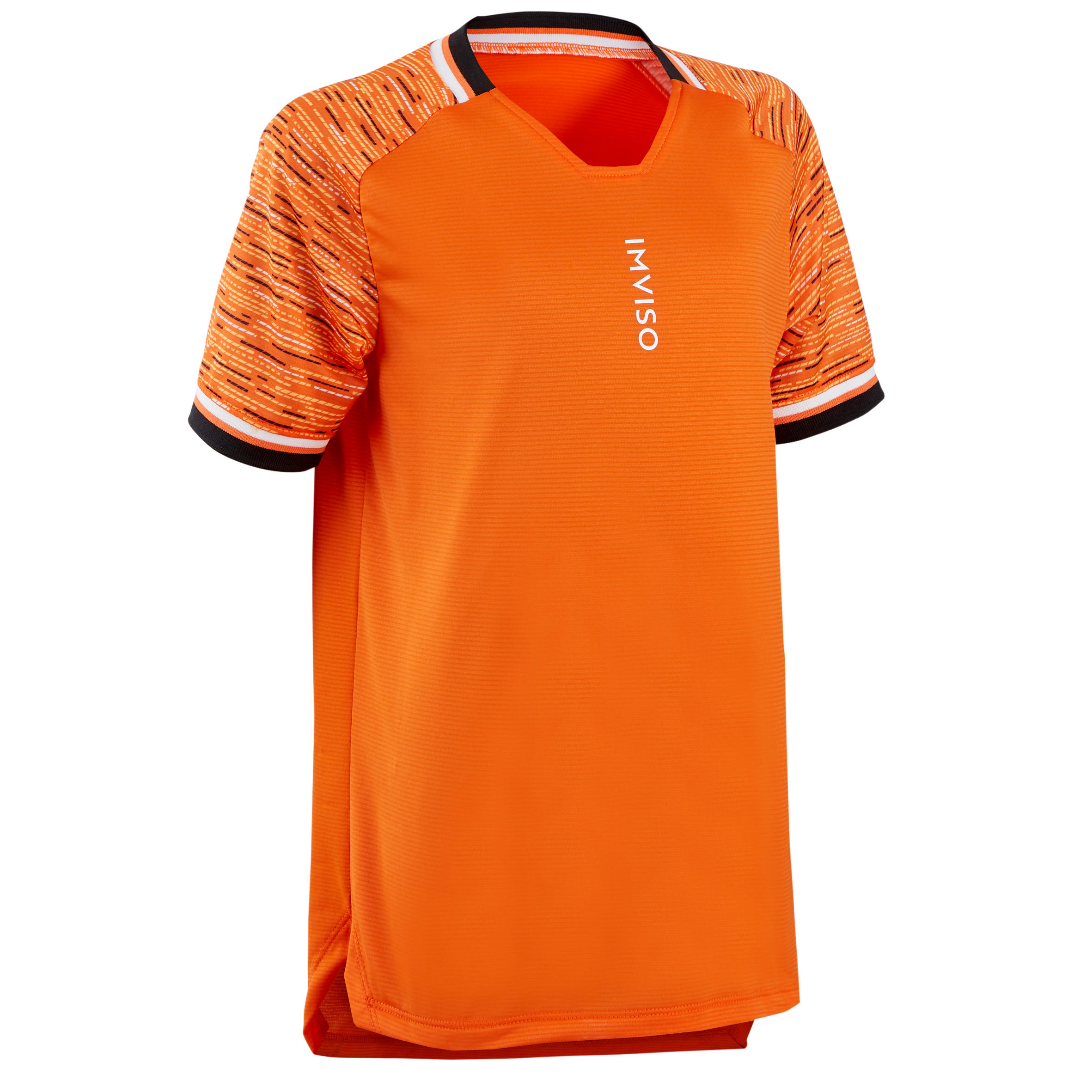 Tricou Futsal portocaliu copii IMVISO decathlon.ro