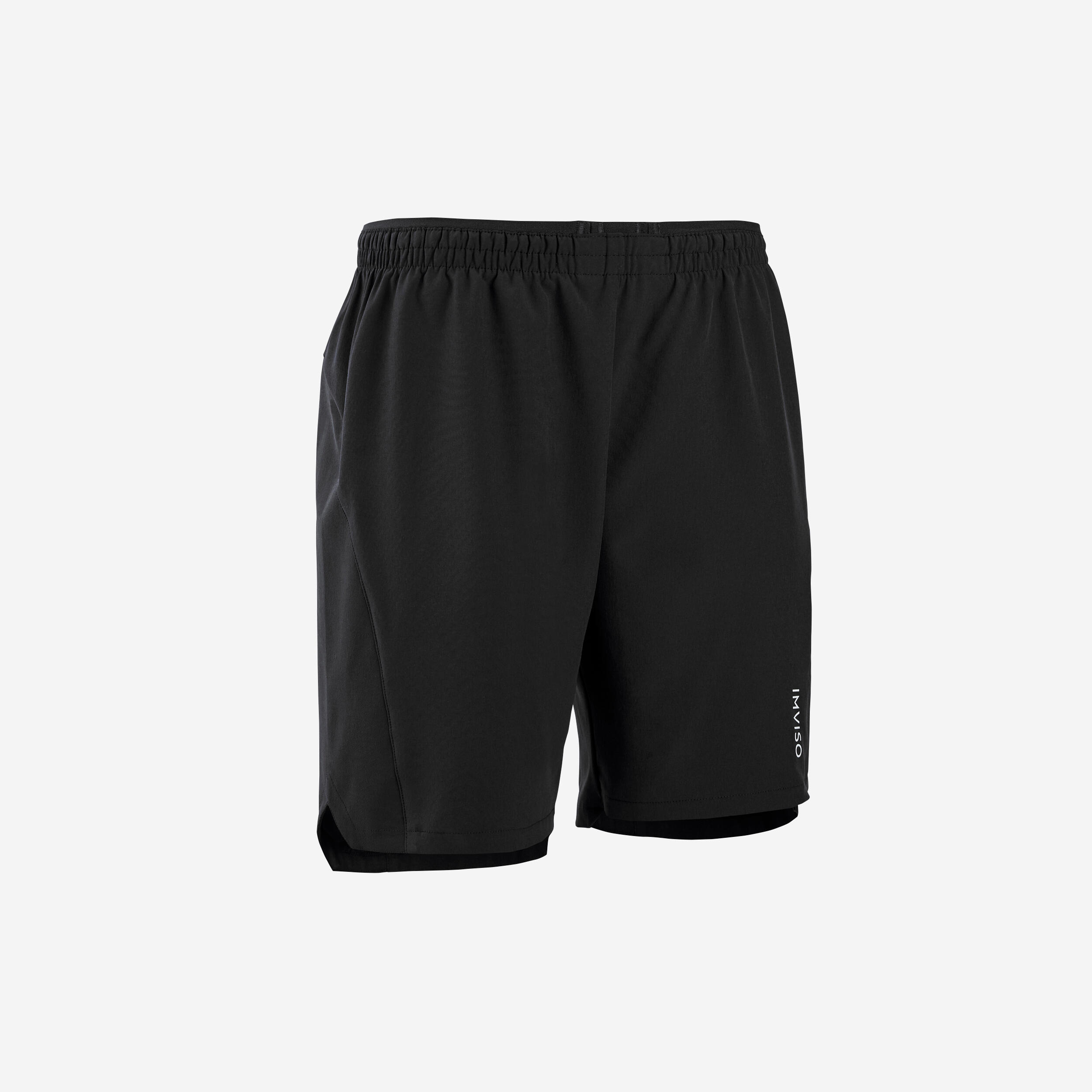 Men's Soccer Shorts - F 500 Black - [EN] smoked black - Kipsta - Decathlon