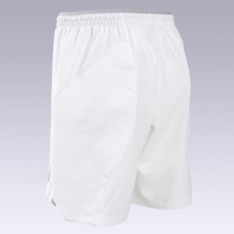 Zaalvoetbalshort voor heren wit