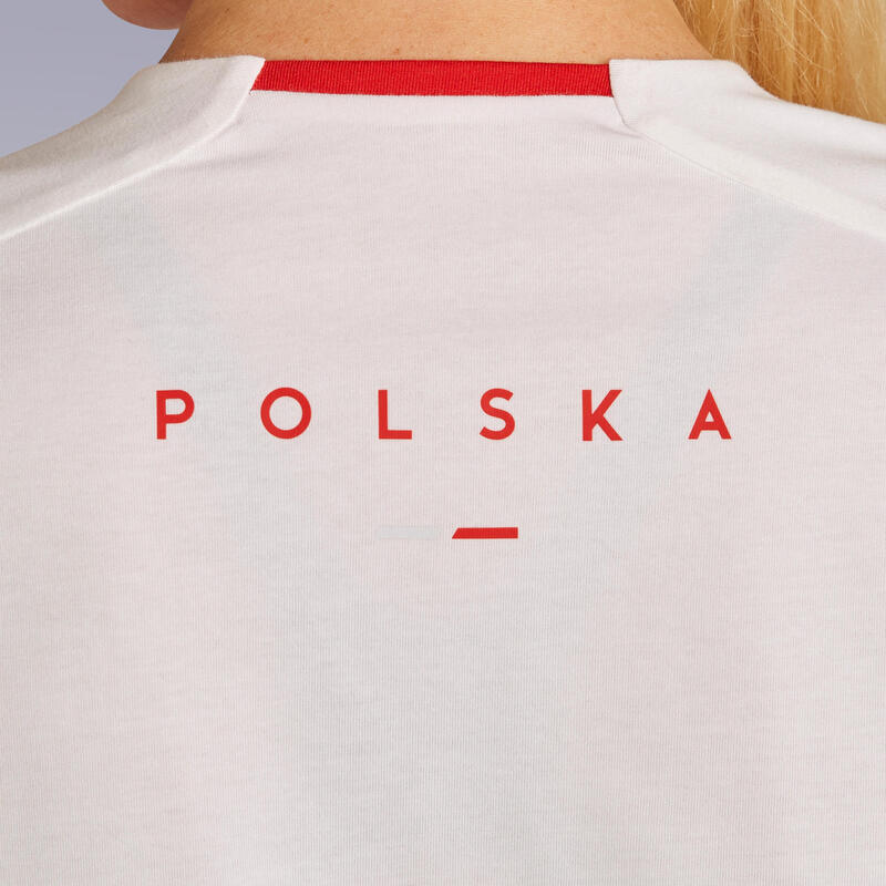 T-shirt Futebol FF100 Mulher Polónia