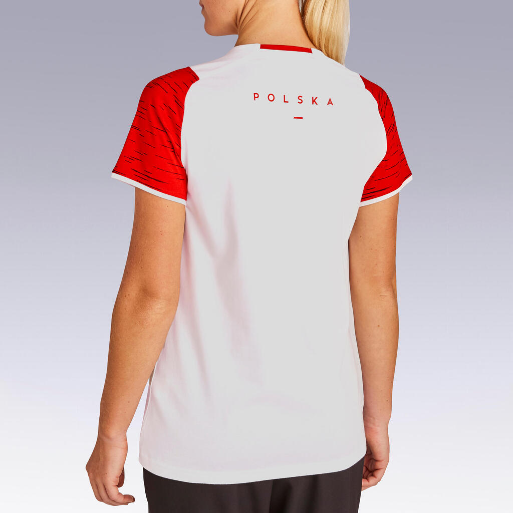 Damen Fußballshirt FF100 Polen