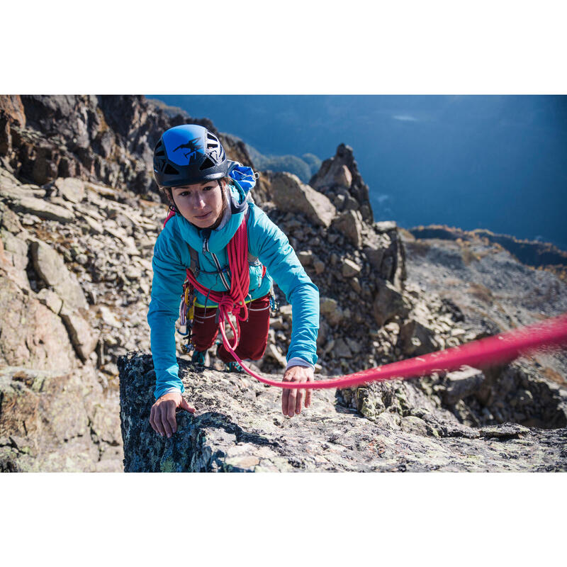 Doudoune hybride synthétique d'alpinisme femme - SPRINT Bleu