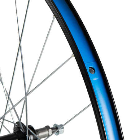 27.5" Double-Walled V-Brake Mountain Bike Rear Wheel with Freewheel and Nut