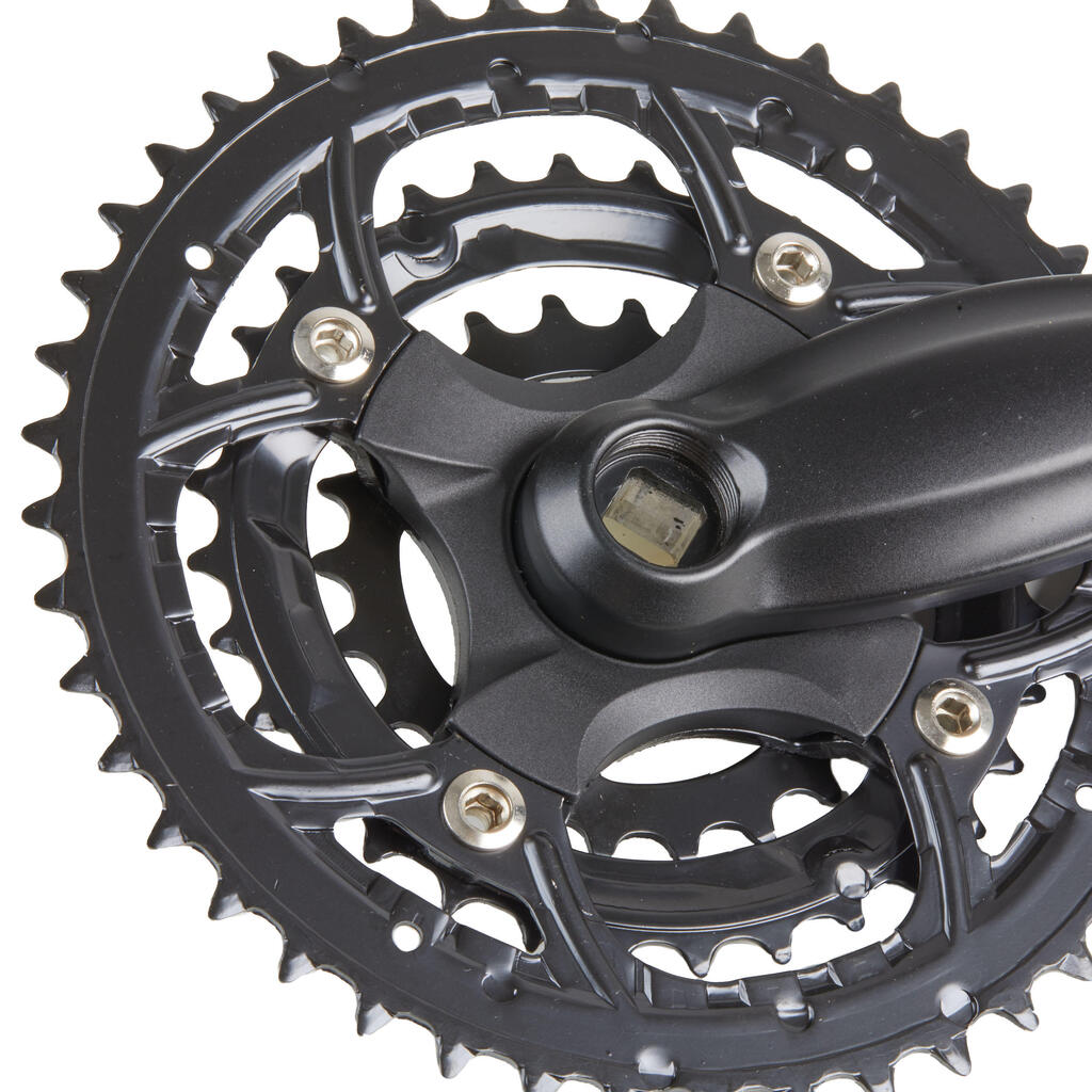 7-8-9-Speed MTB Triple Crankset 44/32/22 175 mm Square Axle