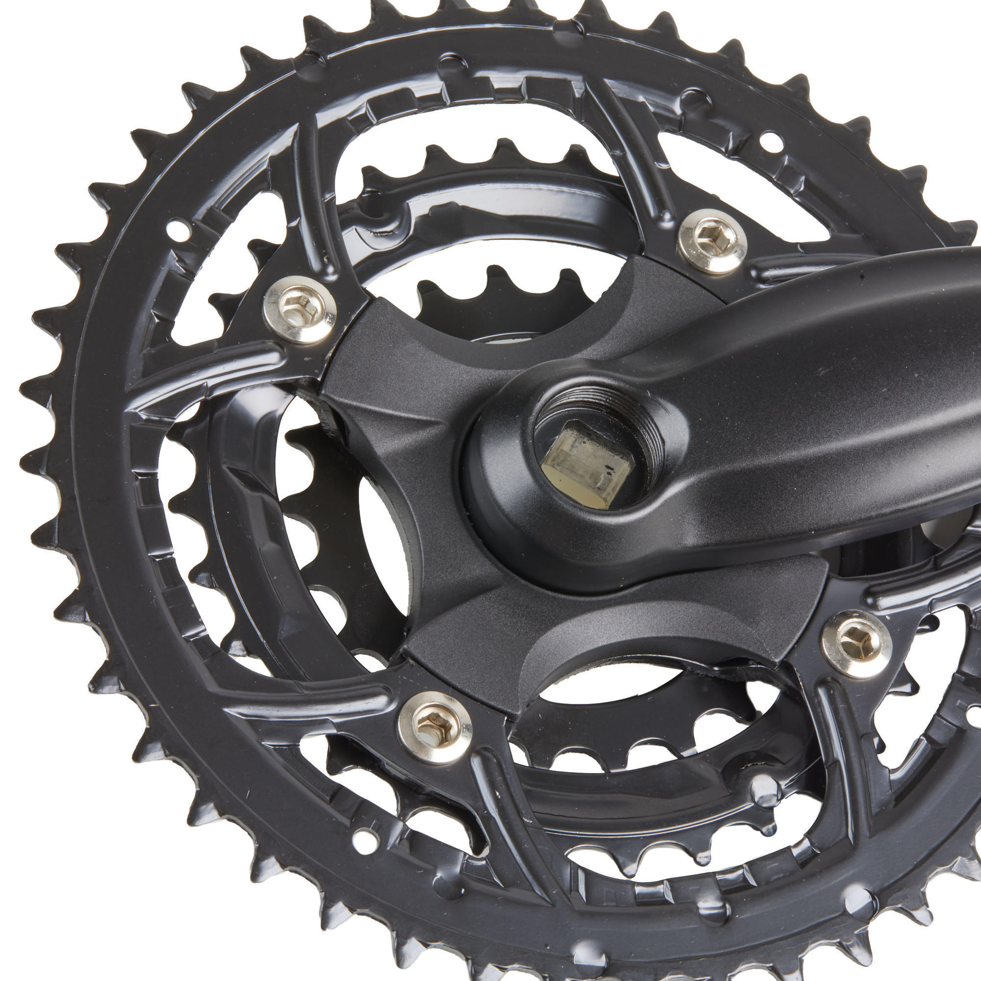 Mechanizm korbowy 3-rz. do MTB Rockrider 7-8-9-b. 44/32/22 175 mm oś kwadratowa