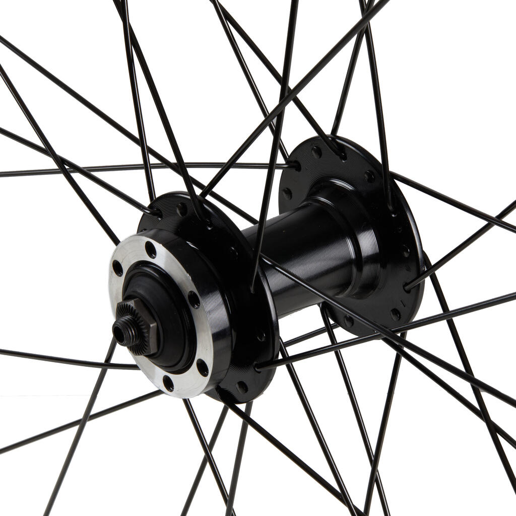 27.5 x 23c Double-Walled Disc Brake QR Tubeless Compatible MTB Front Wheel