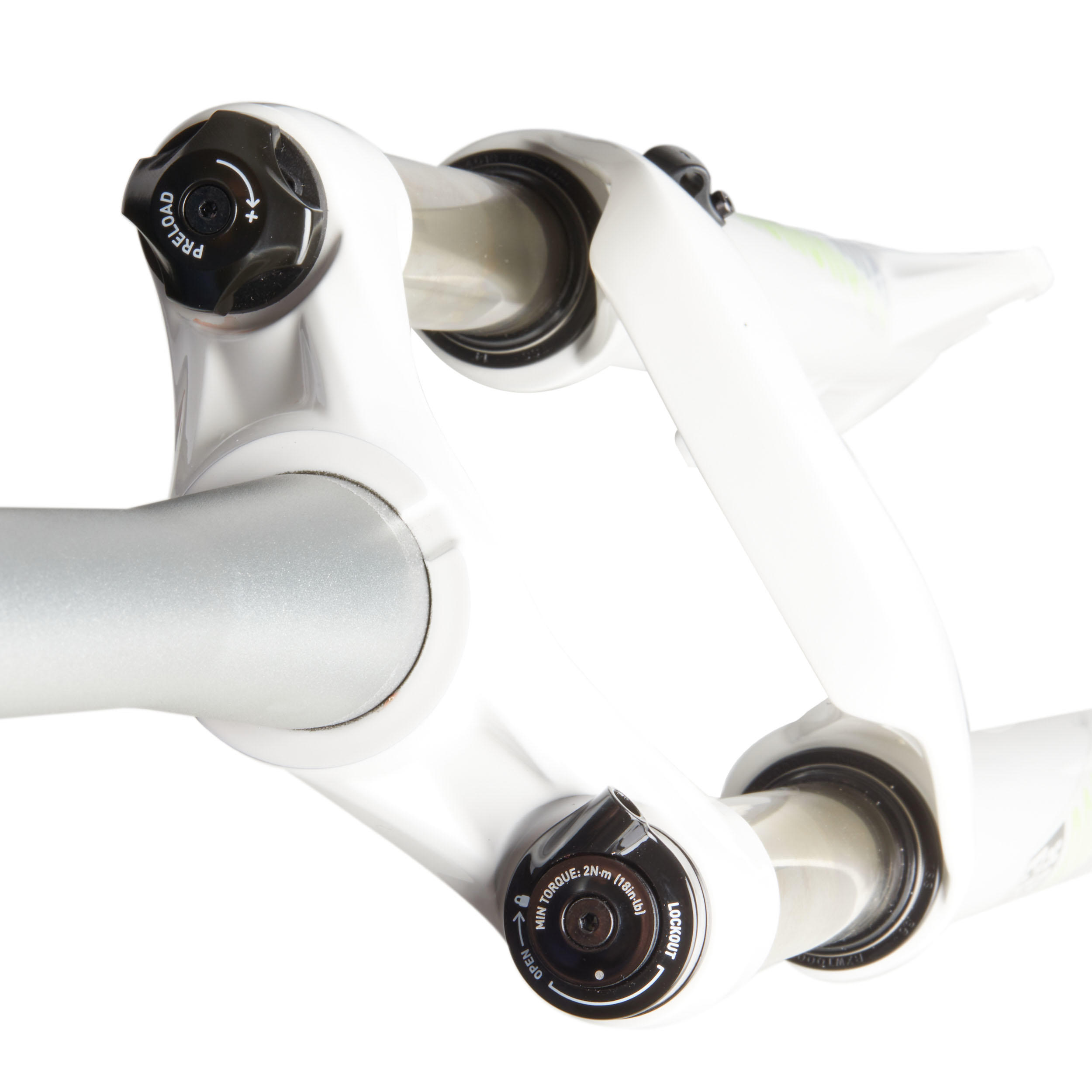 rock shox xc30 silver