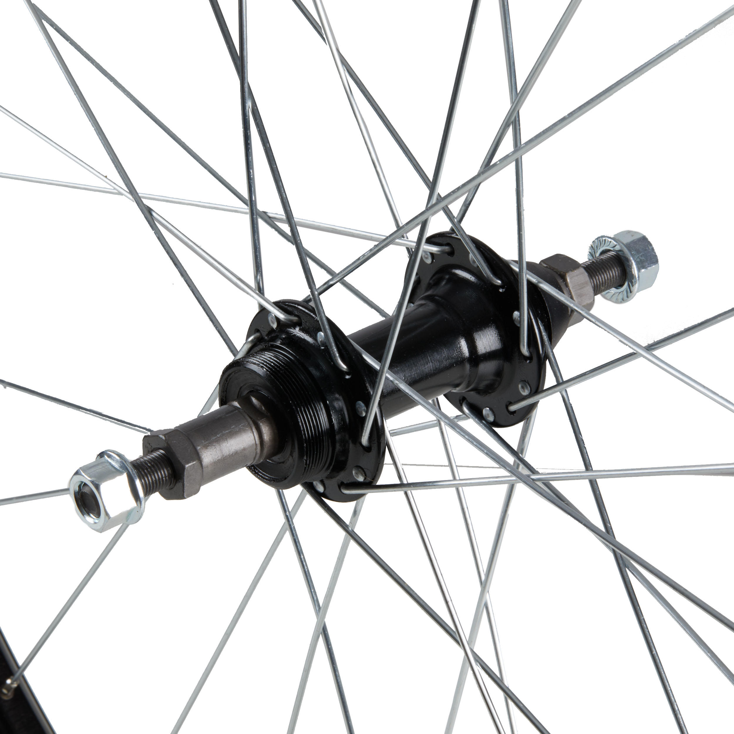 27.5" Double-Walled V-Brake Mountain Bike Rear Wheel with Freewheel and Nut 2/3