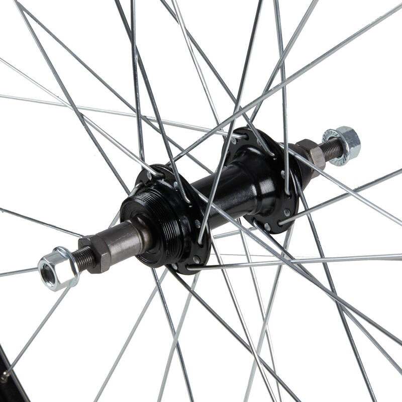 MTB achterwiel 27.5 inch dubbelwandig V-brake freewheel zwart