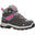 Chaussures de randonnée montagne enfant MH500 imperméables grises/rose 28-38