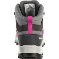 Sivo-ružičaste vodootporne cipele MH500 Mid za decu