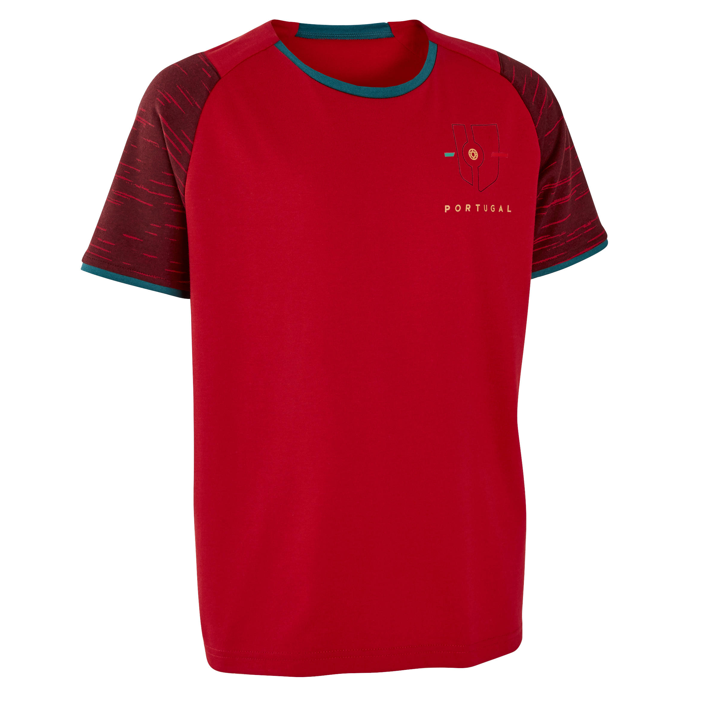 FF100 Kids' Football T-Shirt KIPSTA - Decathlon