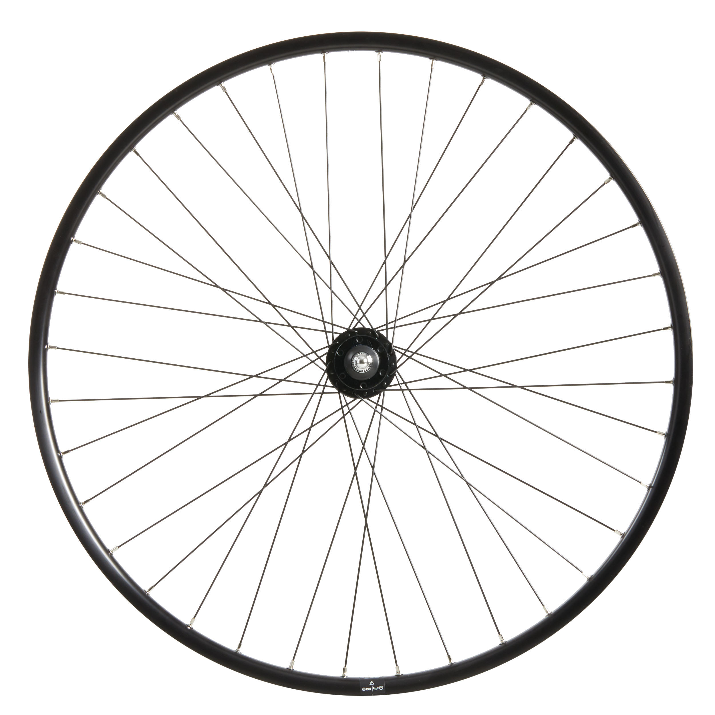 Voorwiel stadsfiets 28 inch met dubbele wand schijfrem zes gaten 3/3