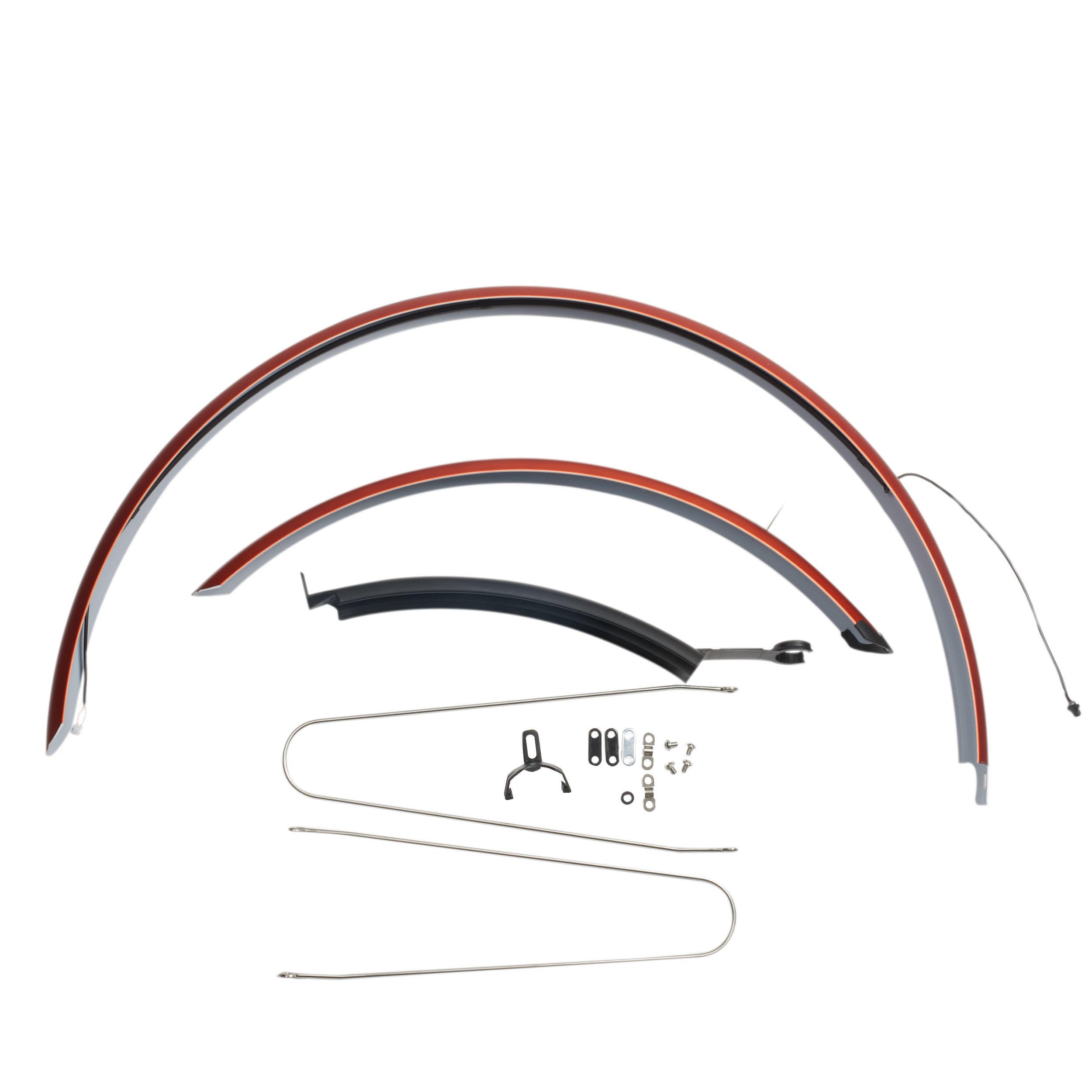 Elops - Garde Boue Vélo 28 Pouces Couleur - Garde-boue - Sav Cycle - Rouge - Taille Unique - Decathlon