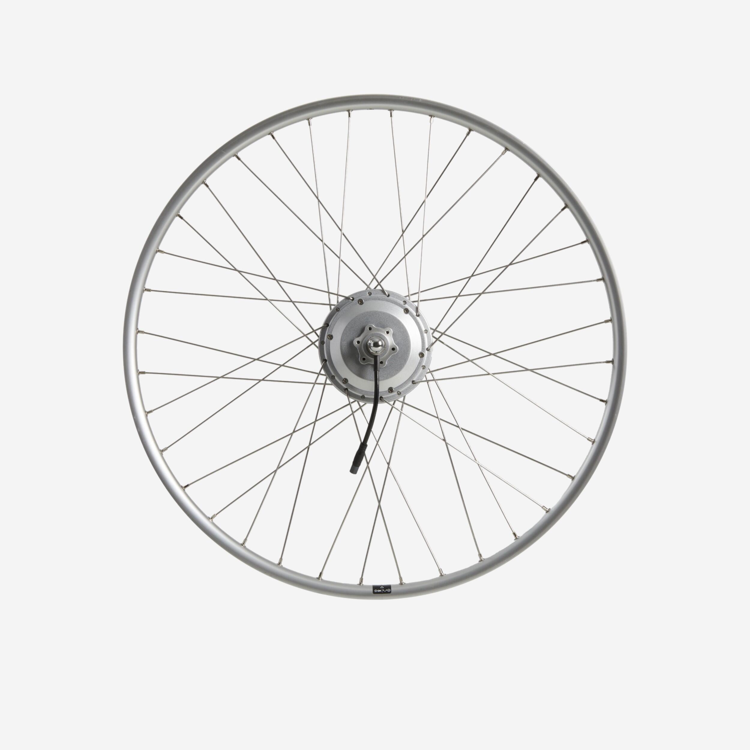 ELOPS Achterwiel voor elektrische fiets 28 inch dubbelwandig 36v zilver |  Decathlon