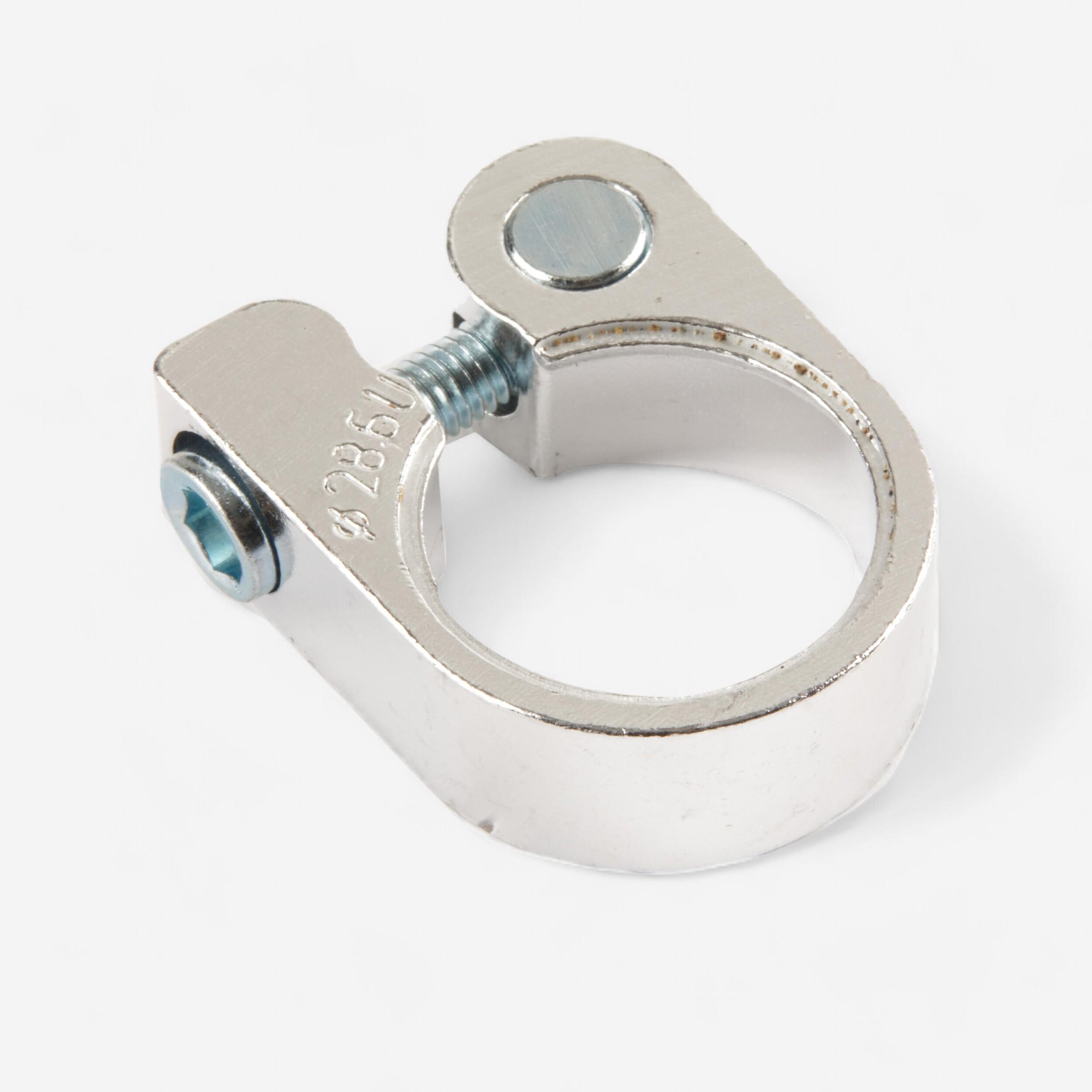 BTWIN Sattelklemme mit Schraube 28.6 mm silber | 03583788117650 BTWIN Sattelklemme mit Schraube 28.6 mm silber | 03583788117650