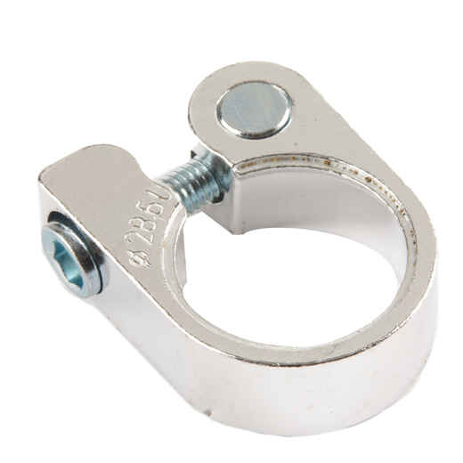 Seat Clamp 28.6 mm Bolt - Silver
