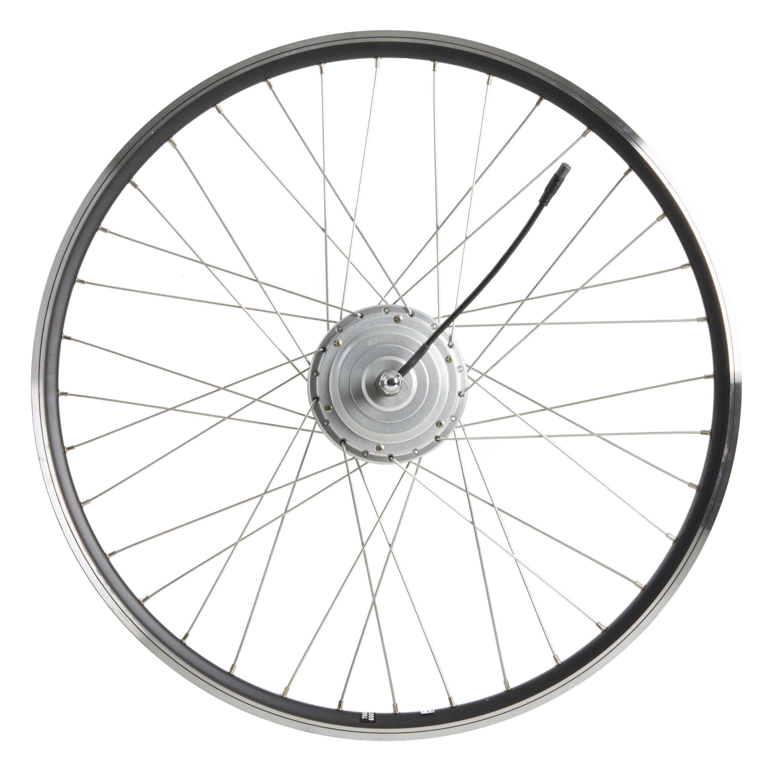 Front Wheel 28" 36V City Bike B900/Elops 900 - Black 1/2