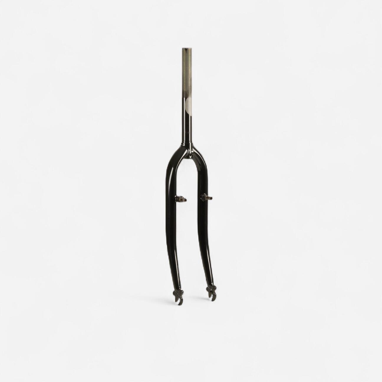 Fourche rigide 26 pouces 1" filetee noir Elops 3, Elops City, Original 3 Btwin Decathlon