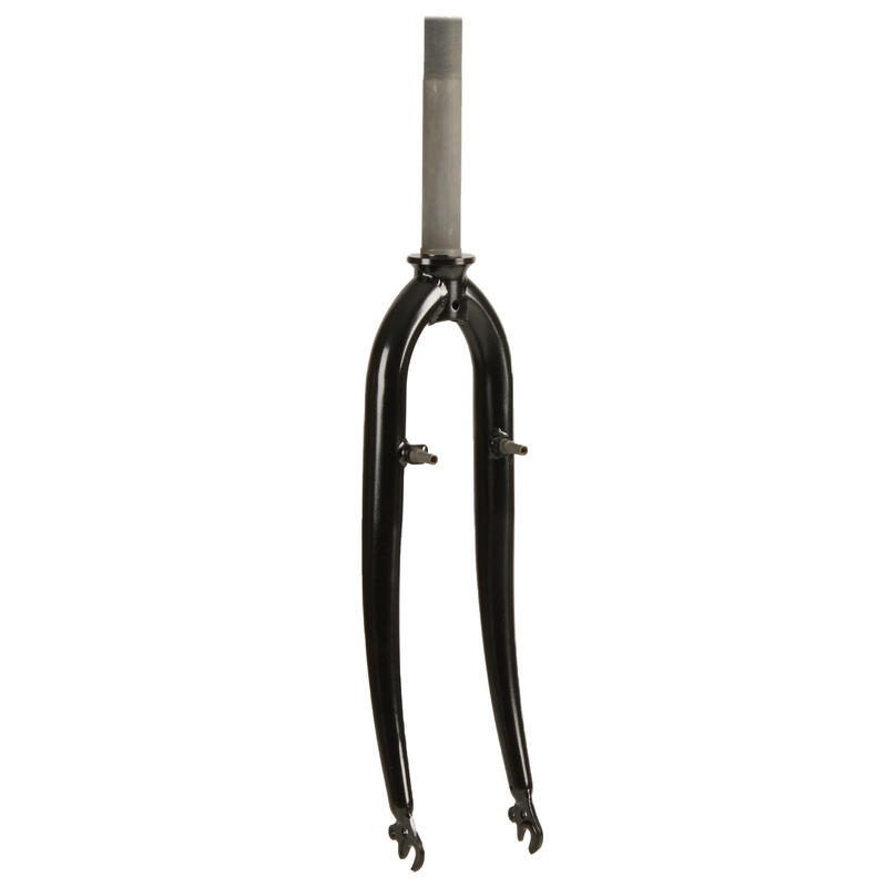 Fourche ville 28 rigide 1"1/8 Bebike 7, Elops 700 noir