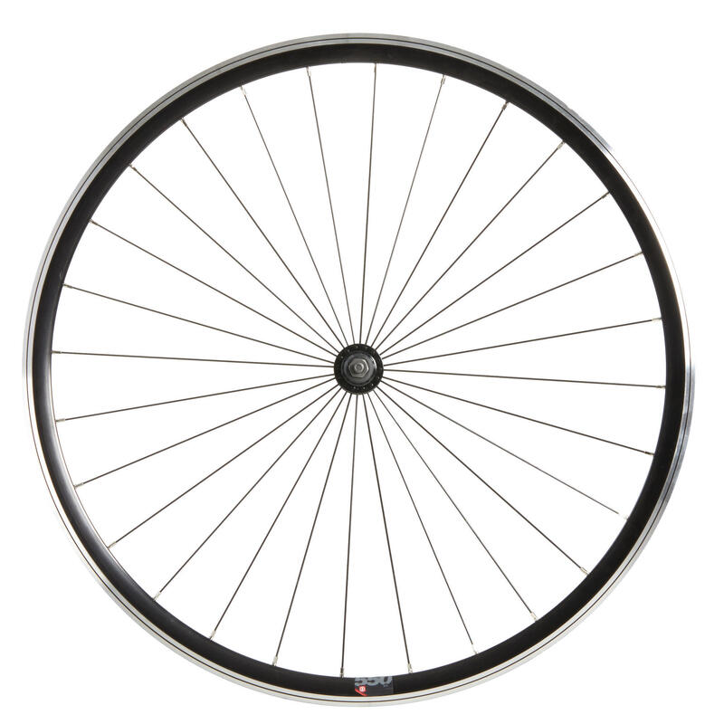 Ruota anteriore fixie 28" doppia parete Elops 500 nera