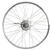 Roue velo assistance electrique 28 arrière double parois 24 volt argent