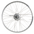 Roue velo assistance electrique 28 arrière double parois 24 volt argent