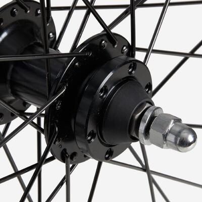 Achterwiel voor stadsfiets 28 inch dubbelwandig cassette/schijfrem zwart