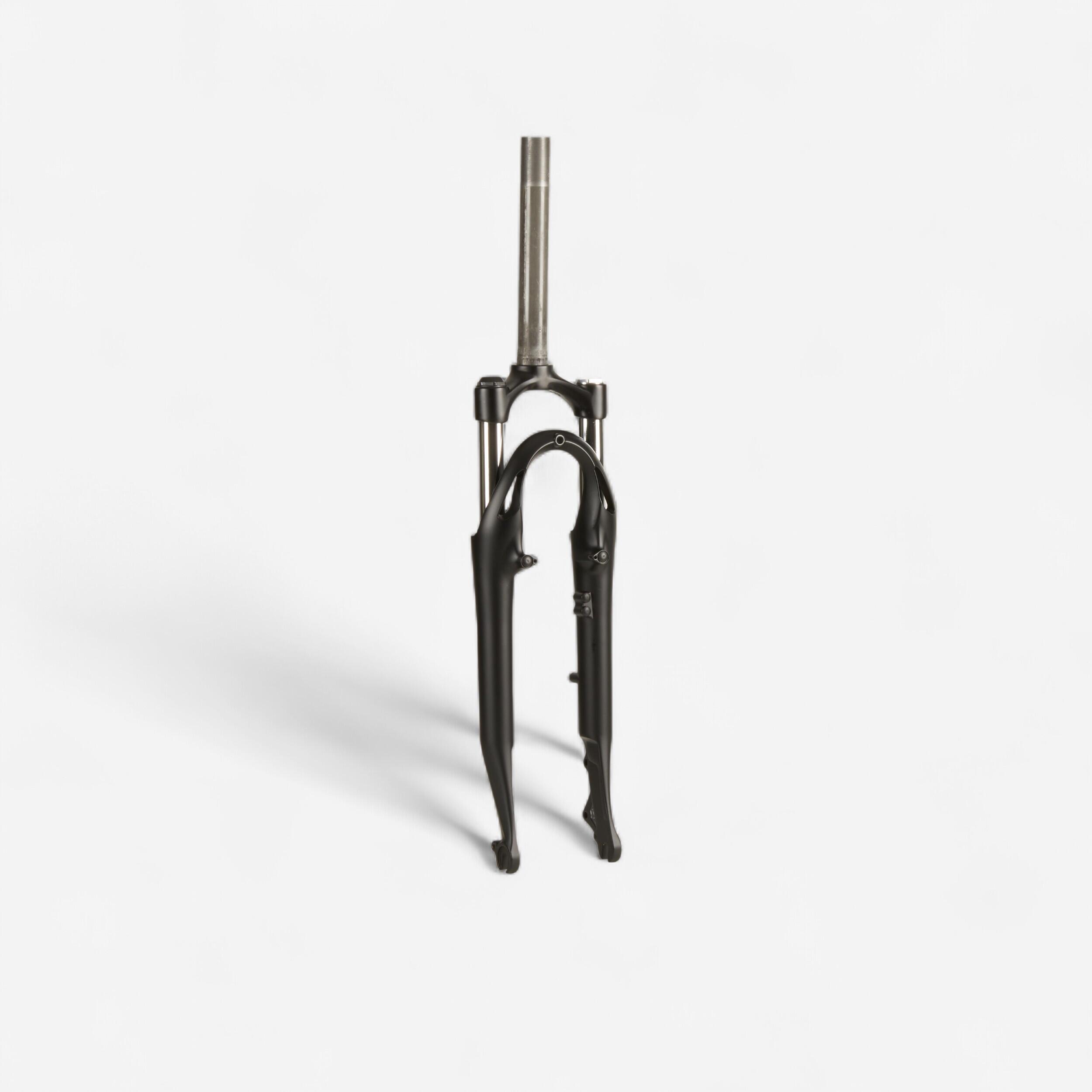 Forcella ammortizzata bici città 1"1/8 nera Elops 940 E 1/2