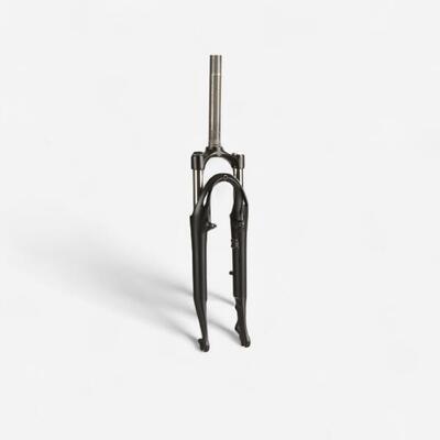 Forcella ammortizzata bici città 1"1/8 nera Elops 940 E