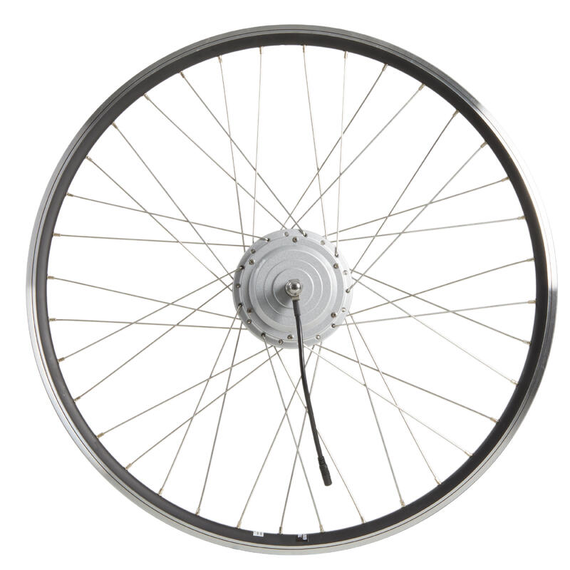 Ruota anteriore 28" con motore 36V per bici elettrica bebike 9 nera