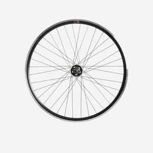 Rueda fixie 28 pulgadas doble pared negro Elops 500 flip flop monovelocidad