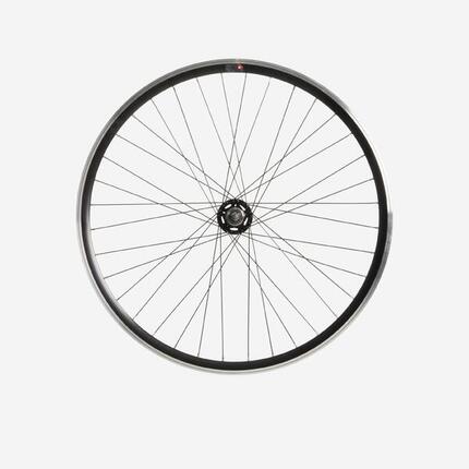 Laufrad Vorderrad Fixie 28 Zoll Hohlkammerfelge Elops 500 radiale Einspeichung