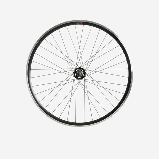 Laufrad Vorderrad Fixie 28 Zoll Hohlkammerfelge Elops 500 radiale Einspeichung