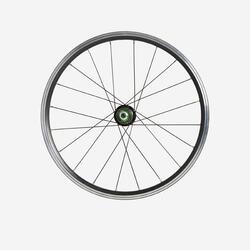 Ruota Posteriore 20 Pollici Bici Citta Doppia Parete Cassetta Disco Nera Tilt900 Workshop Decathlon