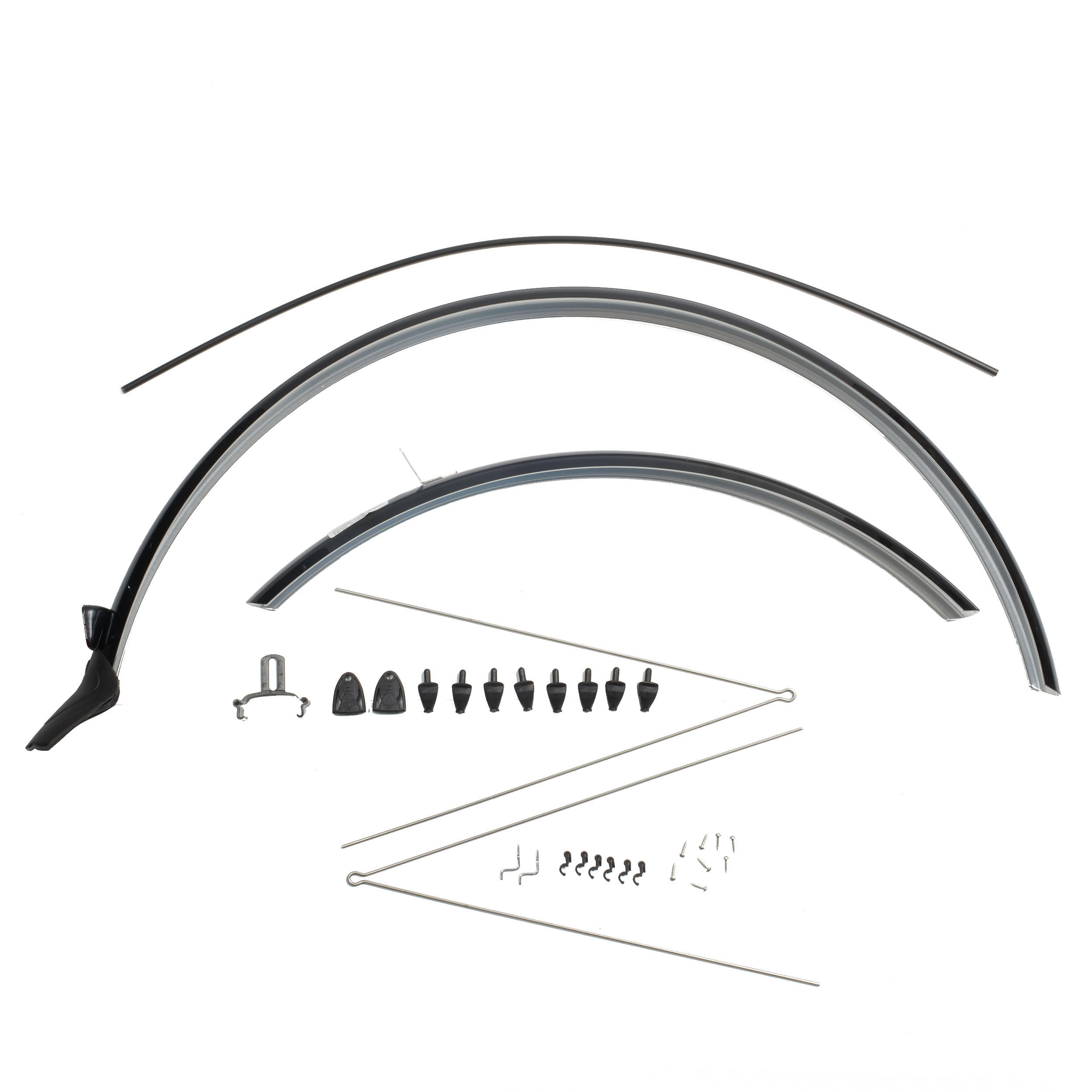 Garde boue vélo 28 pouces noir