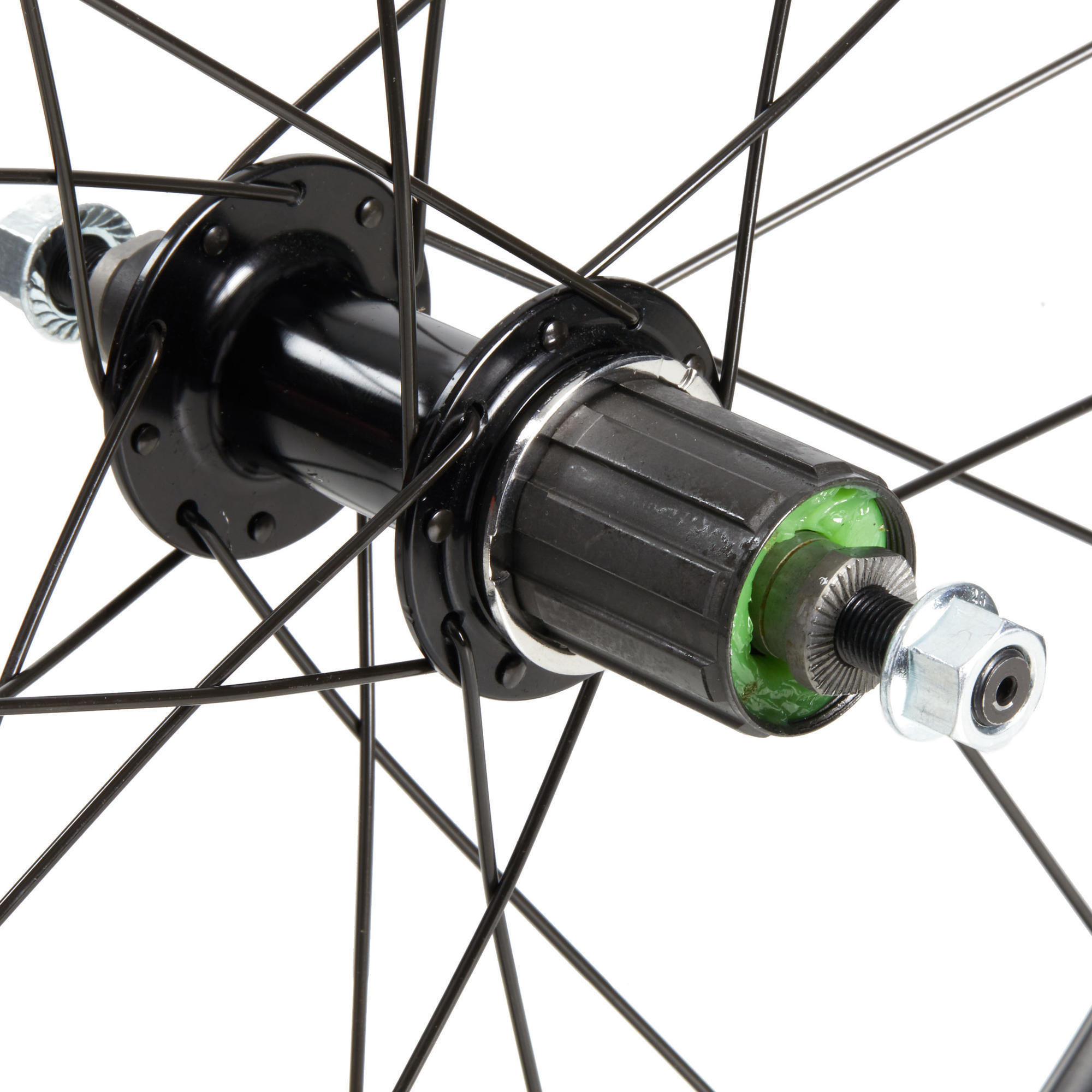 Cerchio Ruota Cross - Posteriore - 12" - Perno 15 - Colore Nero Rosso - Foto 10