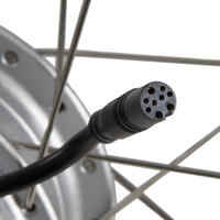 Laufrad Hinterrad 28 Zoll E-Bike Hohlkammerfelge 24 Volt silber