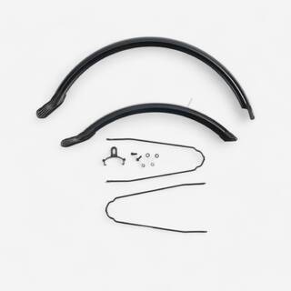 Mudguards 20" Folding Bike Tilt 100, Tilt 120E Hoptown 320E - Black
