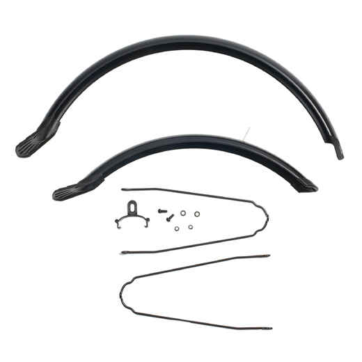 
      Mudguards 20" Folding Bike Tilt 100, Tilt 120E Hoptown 320E - Black
  