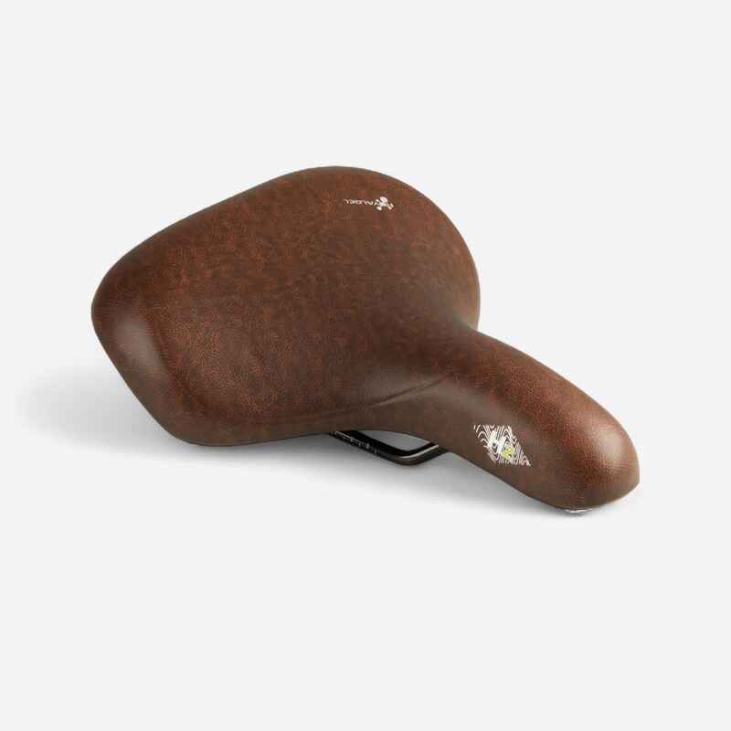 Gel City Bike Saddle Elops 940E Brown Decathlon
