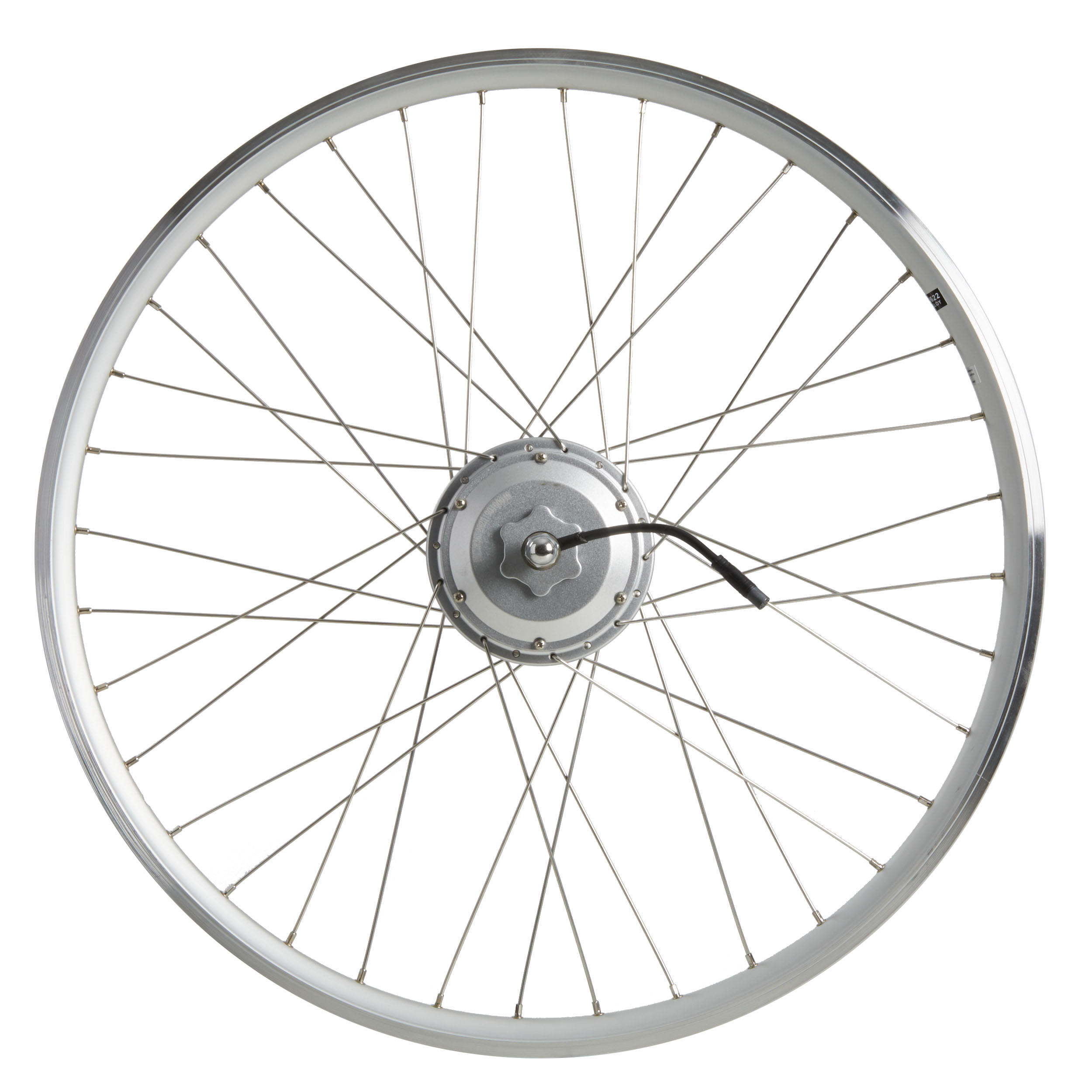 Wheel Rear Double-Walled Motor Electric Bike - Silver 1/2