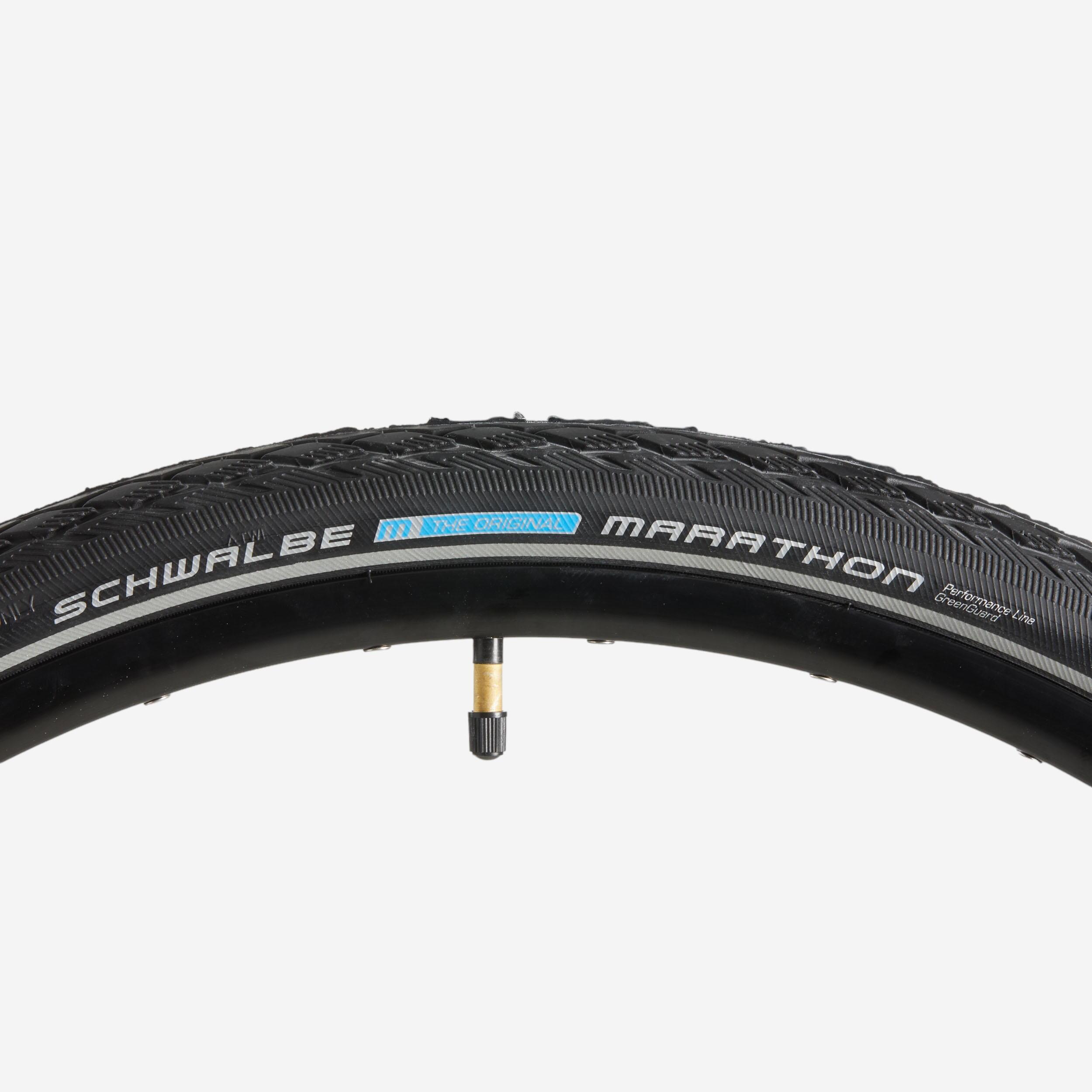 Copertone bici città SCHWALBE MARATHON 700x38C ELOPS | DECATHLON