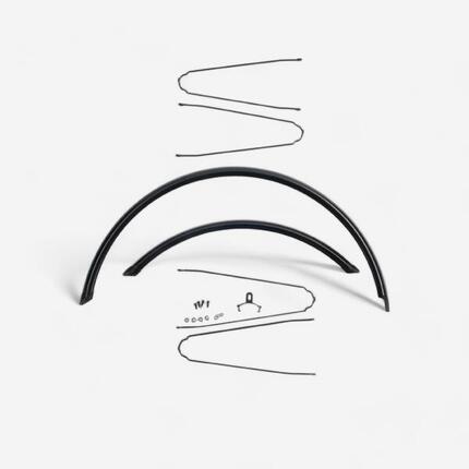 Garde boue 28" noir Elops 300