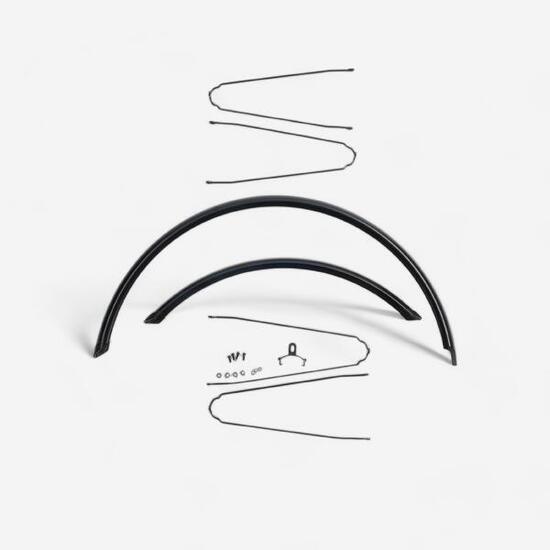 Garde boue 28" noir Elops 300