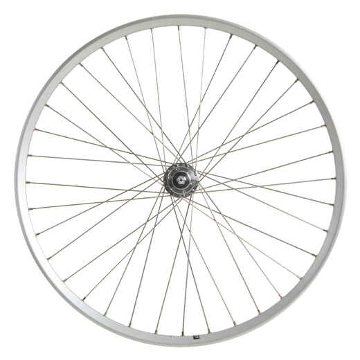 
      Предна капла 28 инча с двустенна шина за градски велосипед с дискови спирачки
  